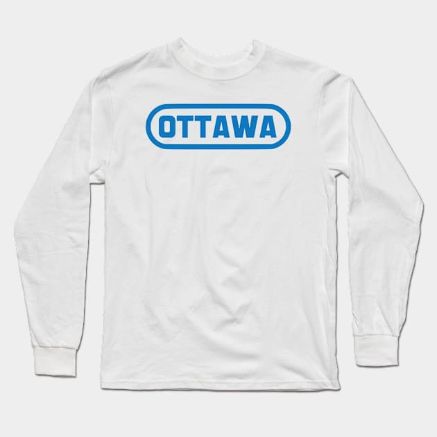 Ottawa City Long Sleeve T-Shirt by AvoriseStudio